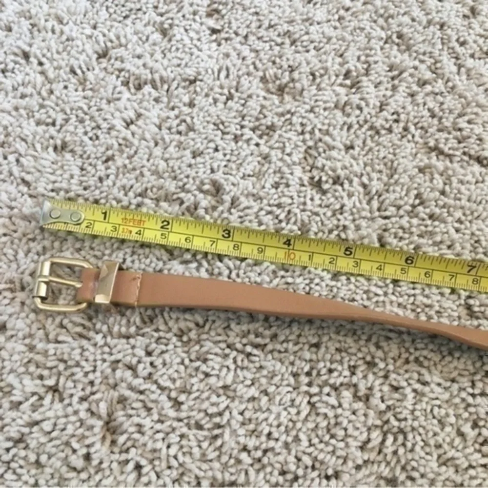 Girls tan and gold belt